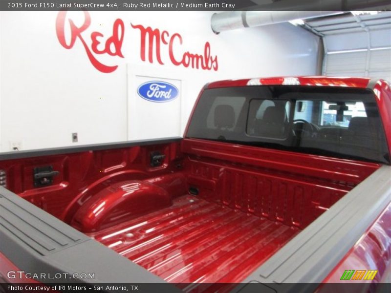 Ruby Red Metallic / Medium Earth Gray 2015 Ford F150 Lariat SuperCrew 4x4