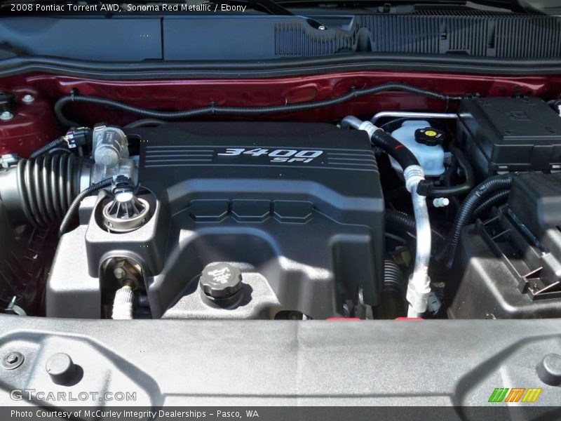 Sonoma Red Metallic / Ebony 2008 Pontiac Torrent AWD