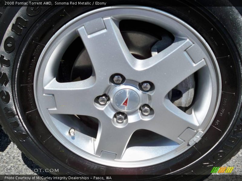 Sonoma Red Metallic / Ebony 2008 Pontiac Torrent AWD