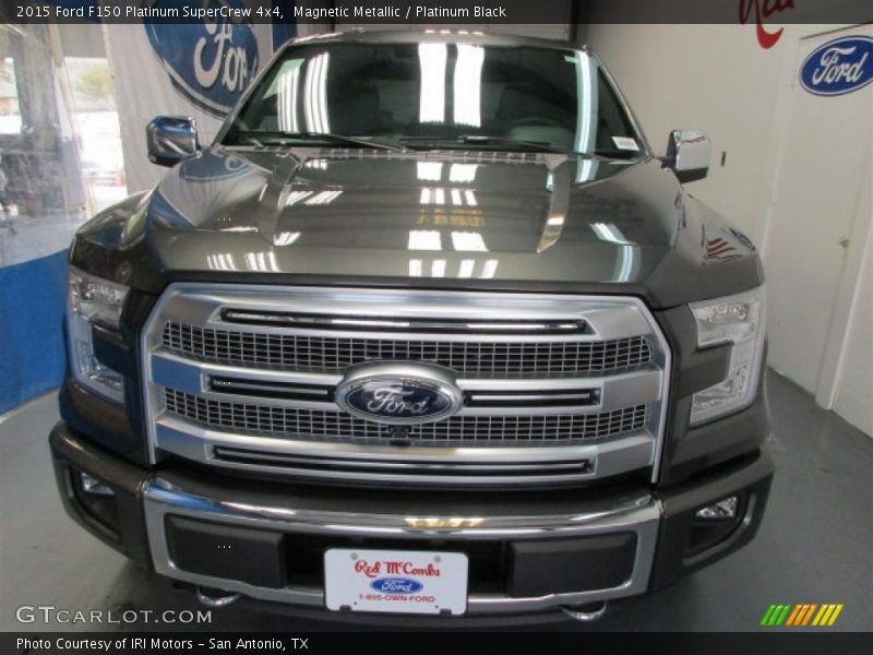 Magnetic Metallic / Platinum Black 2015 Ford F150 Platinum SuperCrew 4x4