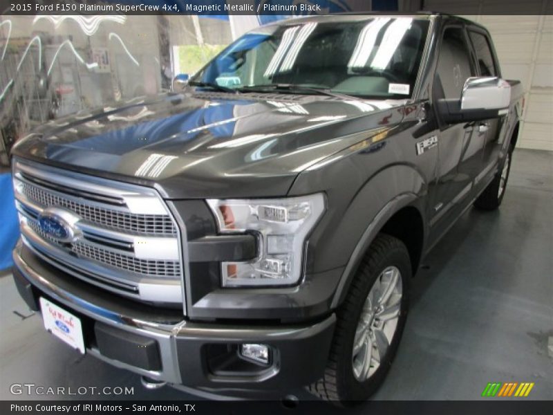 Magnetic Metallic / Platinum Black 2015 Ford F150 Platinum SuperCrew 4x4