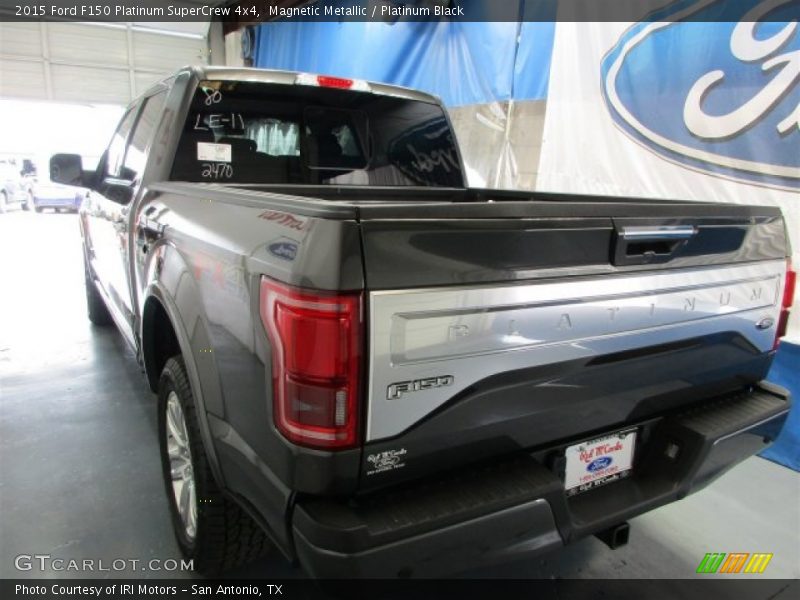 Magnetic Metallic / Platinum Black 2015 Ford F150 Platinum SuperCrew 4x4