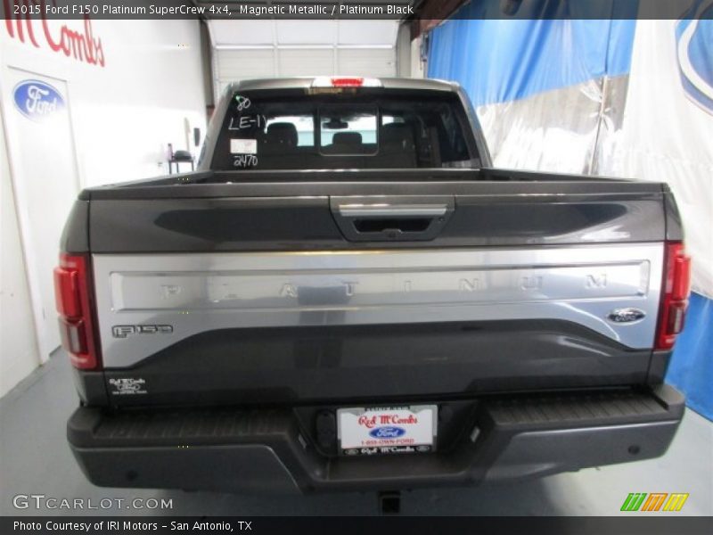 Magnetic Metallic / Platinum Black 2015 Ford F150 Platinum SuperCrew 4x4