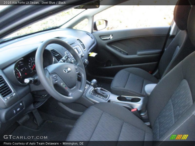 Steel Blue / Black 2016 Kia Forte LX Sedan