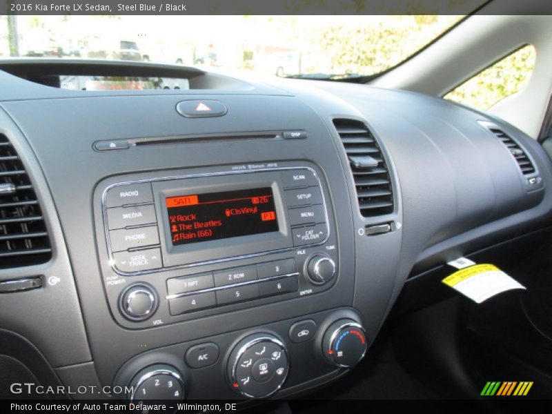 Steel Blue / Black 2016 Kia Forte LX Sedan
