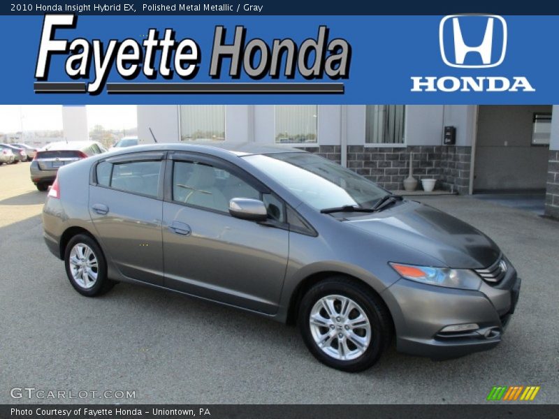 Polished Metal Metallic / Gray 2010 Honda Insight Hybrid EX