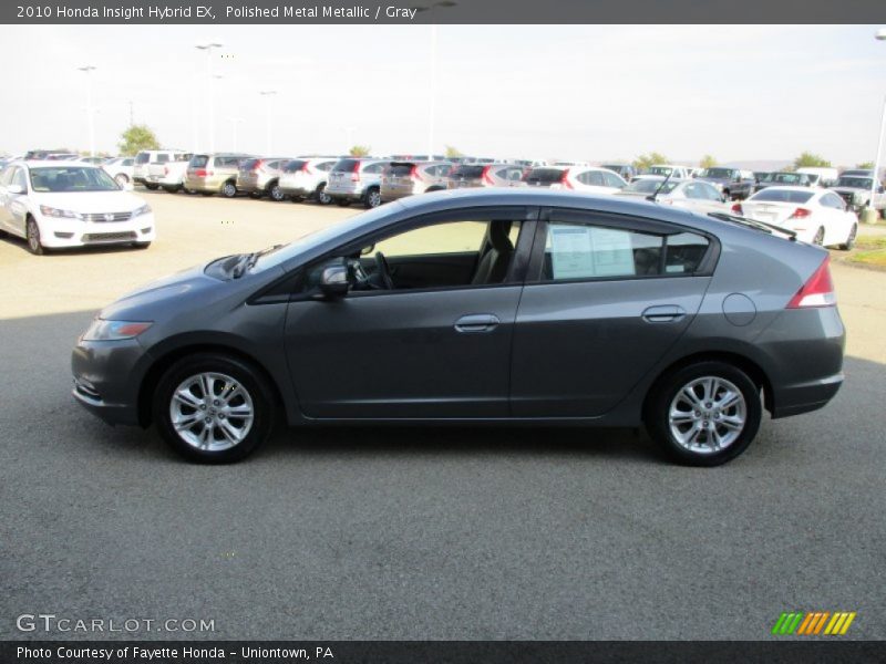 Polished Metal Metallic / Gray 2010 Honda Insight Hybrid EX