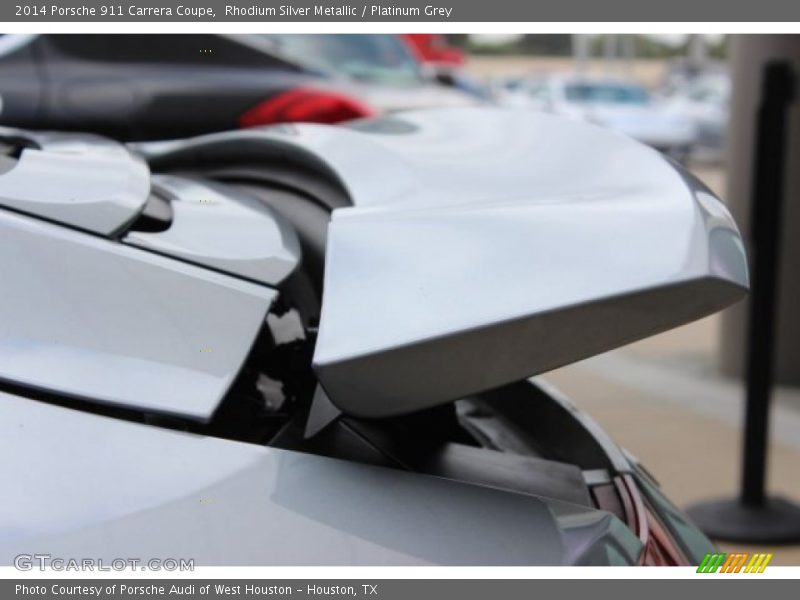 Rhodium Silver Metallic / Platinum Grey 2014 Porsche 911 Carrera Coupe