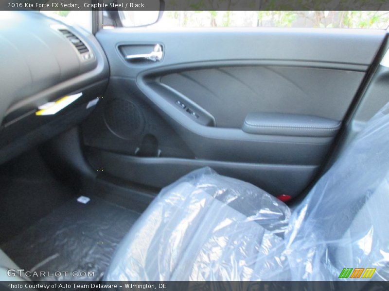 Graphite Steel / Black 2016 Kia Forte EX Sedan