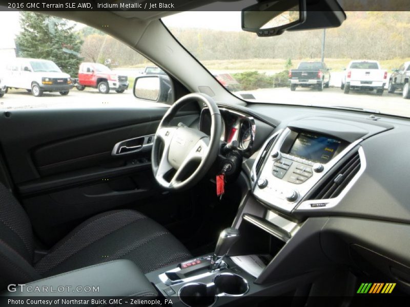 Iridium Metallic / Jet Black 2016 GMC Terrain SLE AWD
