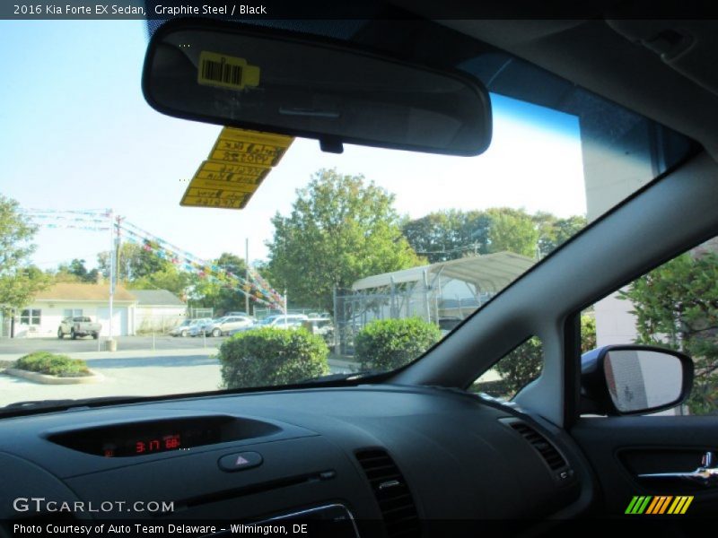 Graphite Steel / Black 2016 Kia Forte EX Sedan