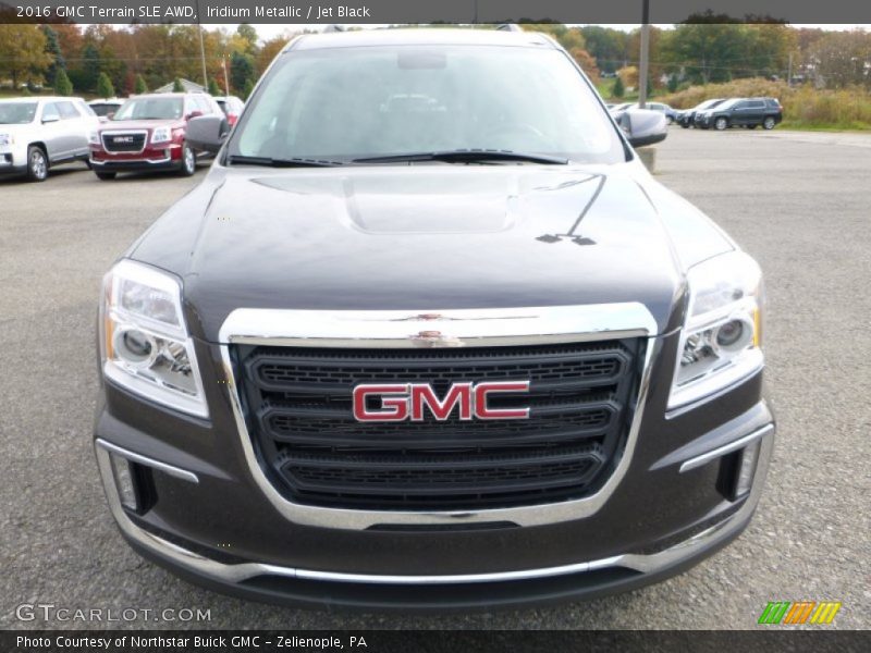 Iridium Metallic / Jet Black 2016 GMC Terrain SLE AWD