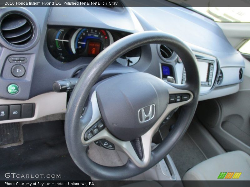 Polished Metal Metallic / Gray 2010 Honda Insight Hybrid EX