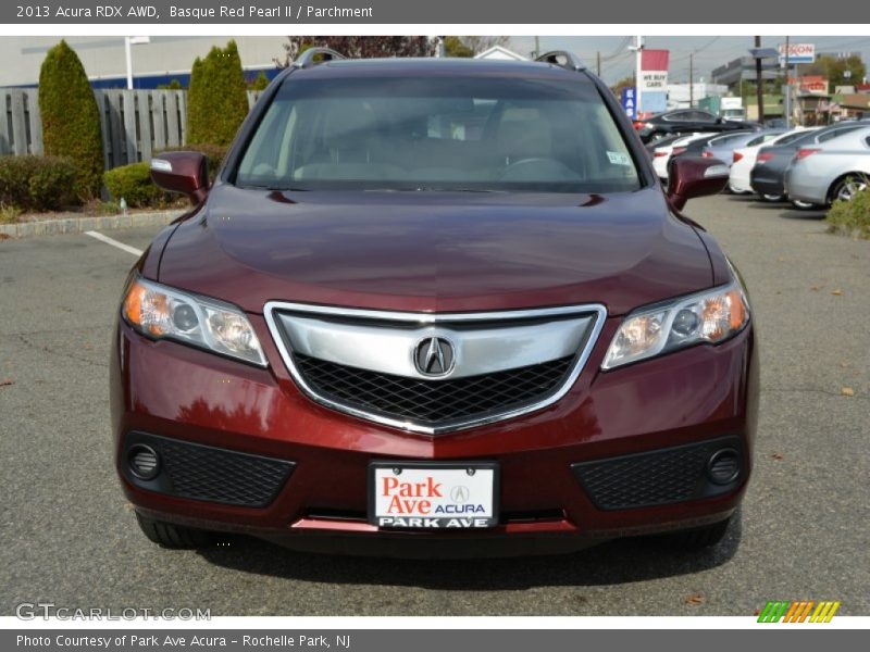 Basque Red Pearl II / Parchment 2013 Acura RDX AWD