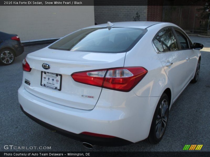 Snow White Pearl / Black 2016 Kia Forte EX Sedan