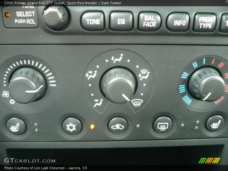 Sport Red Metallic / Dark Pewter 2005 Pontiac Grand Prix GTP Sedan