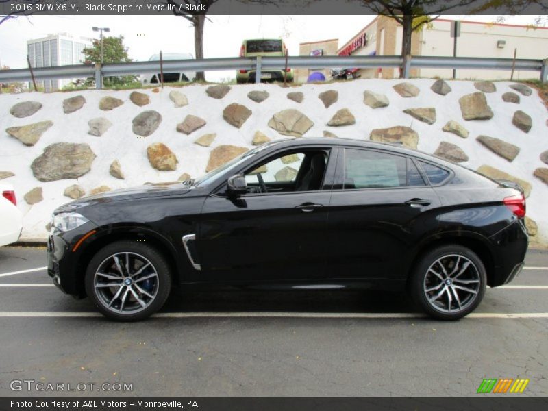 Black Sapphire Metallic / Black 2016 BMW X6 M