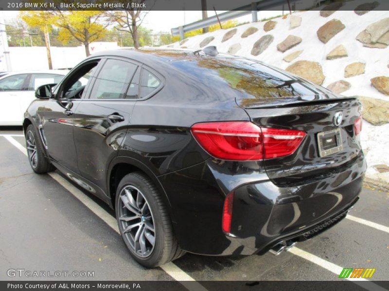 Black Sapphire Metallic / Black 2016 BMW X6 M