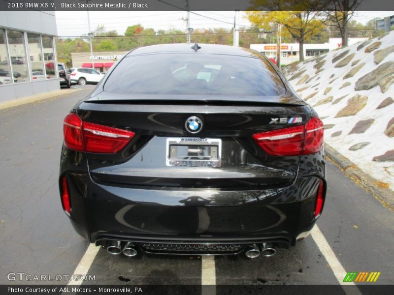 Black Sapphire Metallic / Black 2016 BMW X6 M