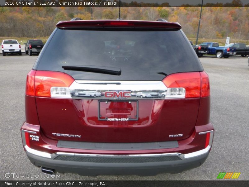 Crimson Red Tintcoat / Jet Black 2016 GMC Terrain SLE AWD