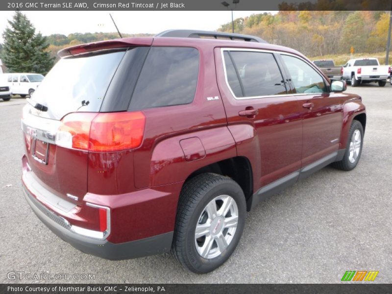 Crimson Red Tintcoat / Jet Black 2016 GMC Terrain SLE AWD