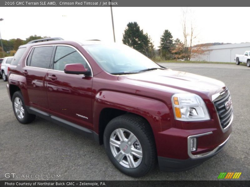 Crimson Red Tintcoat / Jet Black 2016 GMC Terrain SLE AWD