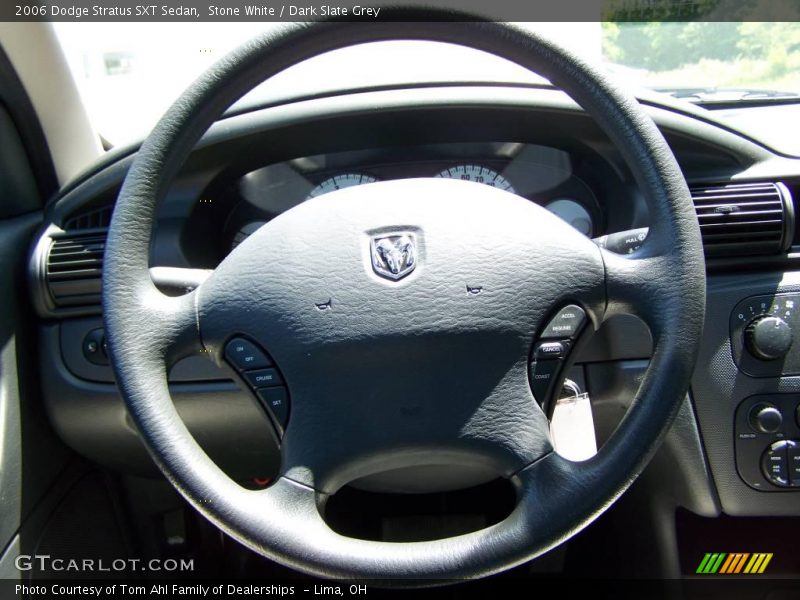 Stone White / Dark Slate Grey 2006 Dodge Stratus SXT Sedan