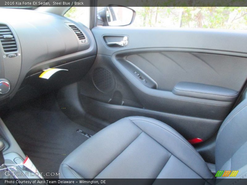 Steel Blue / Black 2016 Kia Forte EX Sedan