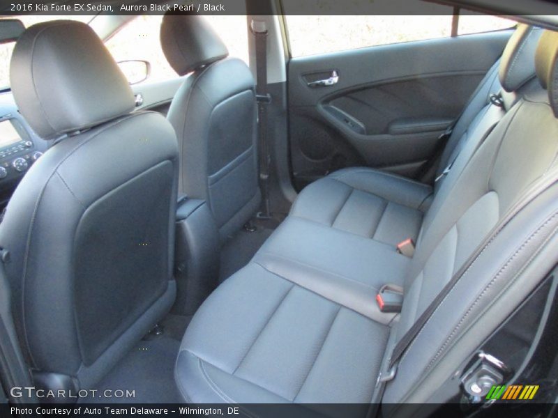 Aurora Black Pearl / Black 2016 Kia Forte EX Sedan