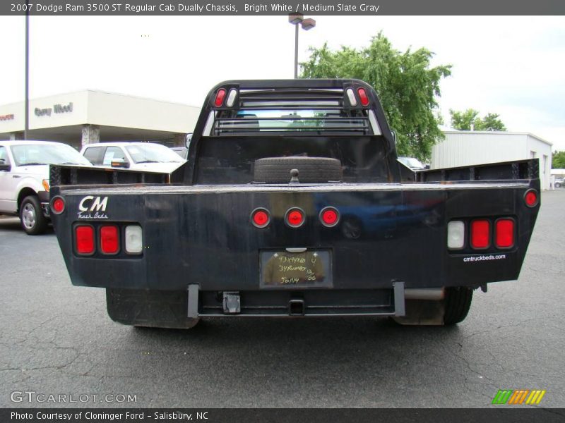 Bright White / Medium Slate Gray 2007 Dodge Ram 3500 ST Regular Cab Dually Chassis