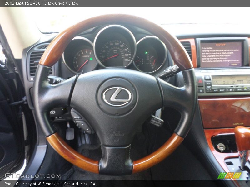 Black Onyx / Black 2002 Lexus SC 430