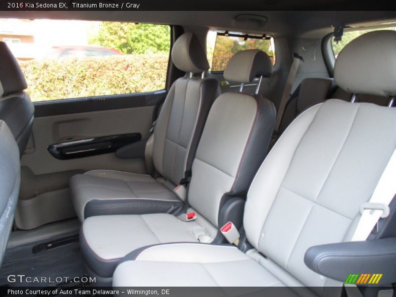Rear Seat of 2016 Sedona EX