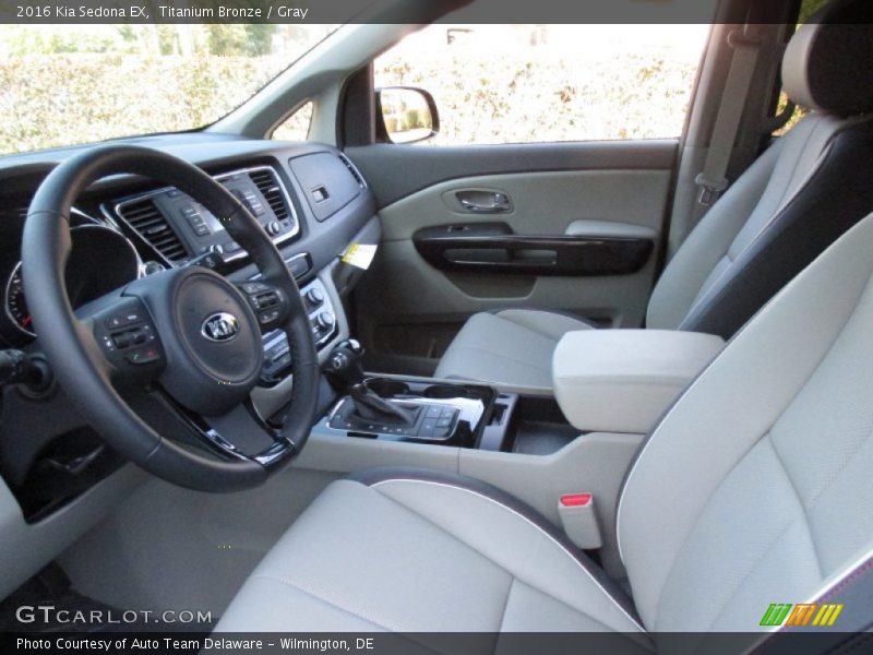 Front Seat of 2016 Sedona EX