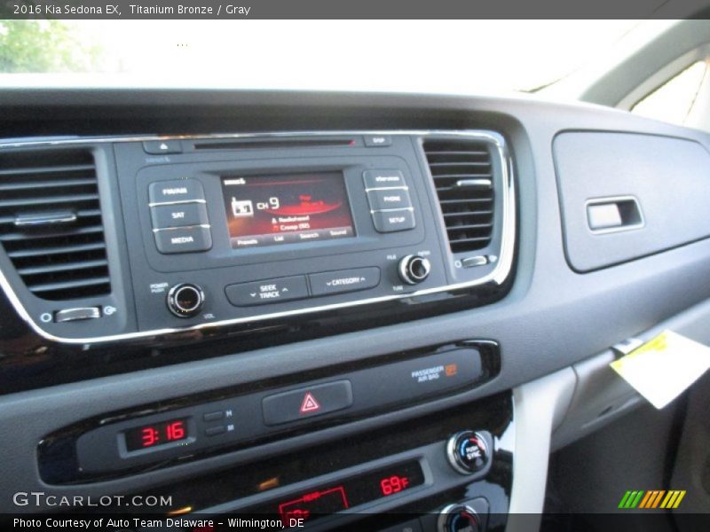 Controls of 2016 Sedona EX