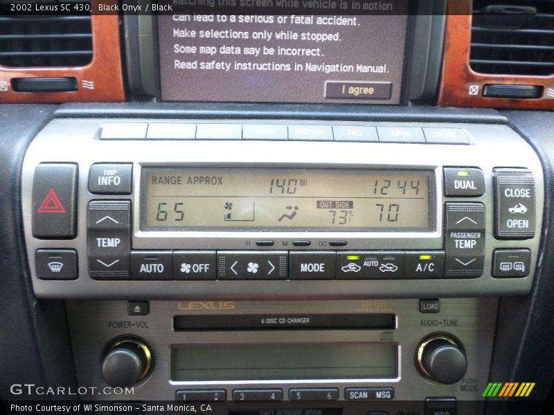 Black Onyx / Black 2002 Lexus SC 430