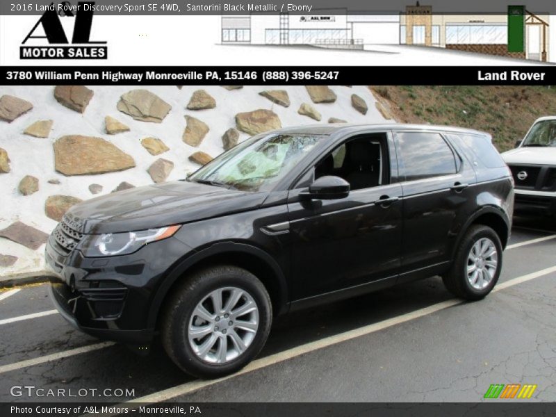Santorini Black Metallic / Ebony 2016 Land Rover Discovery Sport SE 4WD