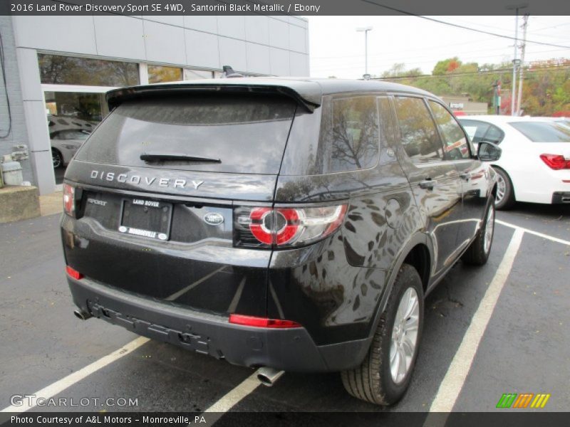 Santorini Black Metallic / Ebony 2016 Land Rover Discovery Sport SE 4WD