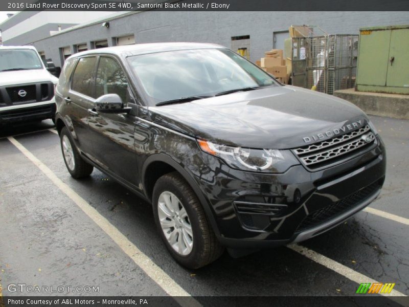 Santorini Black Metallic / Ebony 2016 Land Rover Discovery Sport SE 4WD