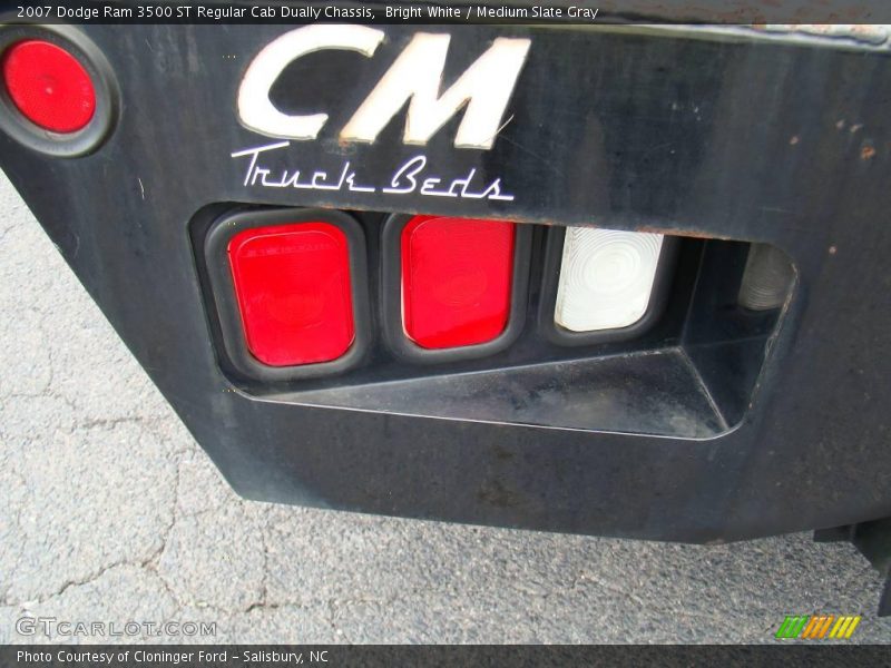 Bright White / Medium Slate Gray 2007 Dodge Ram 3500 ST Regular Cab Dually Chassis