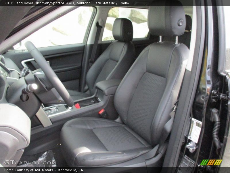Front Seat of 2016 Discovery Sport SE 4WD
