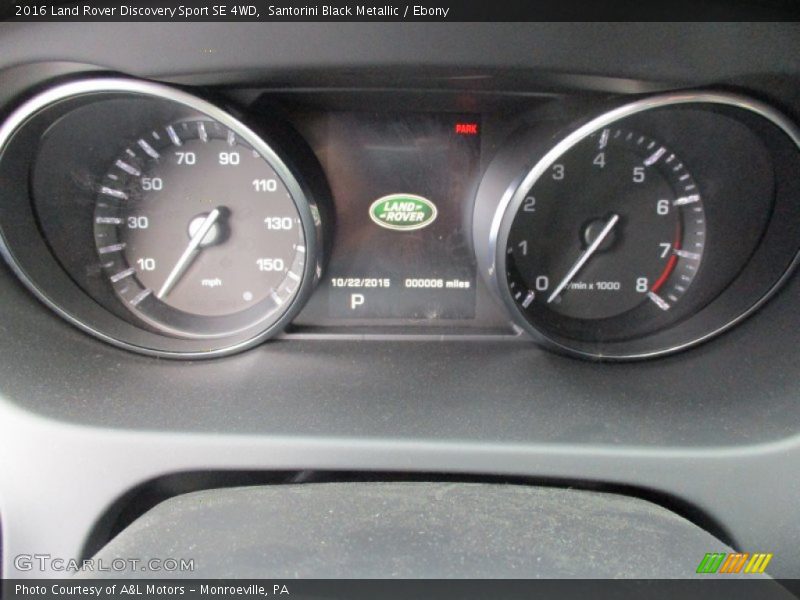 Santorini Black Metallic / Ebony 2016 Land Rover Discovery Sport SE 4WD