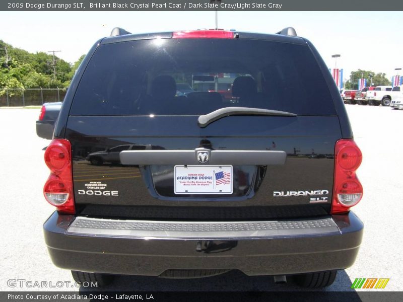 Brilliant Black Crystal Pearl Coat / Dark Slate Gray/Light Slate Gray 2009 Dodge Durango SLT