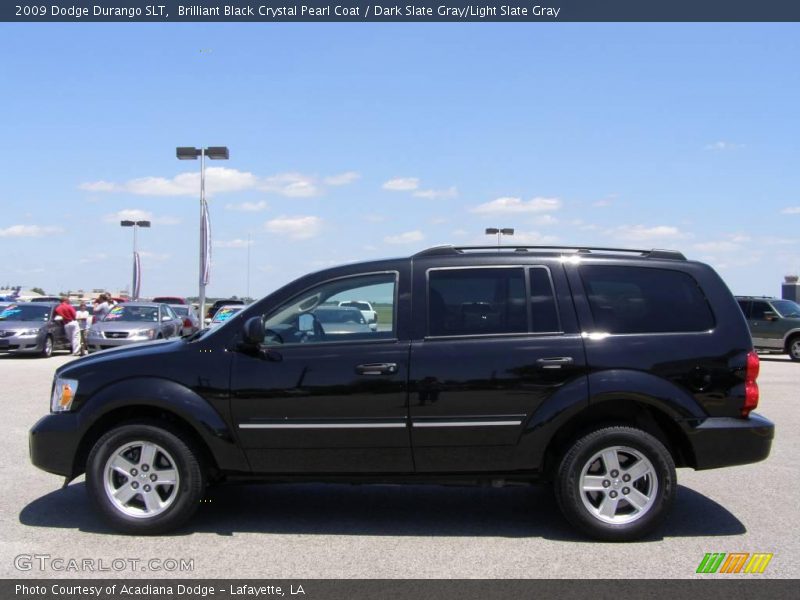 Brilliant Black Crystal Pearl Coat / Dark Slate Gray/Light Slate Gray 2009 Dodge Durango SLT
