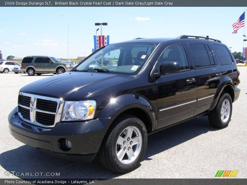 Brilliant Black Crystal Pearl Coat / Dark Slate Gray/Light Slate Gray 2009 Dodge Durango SLT
