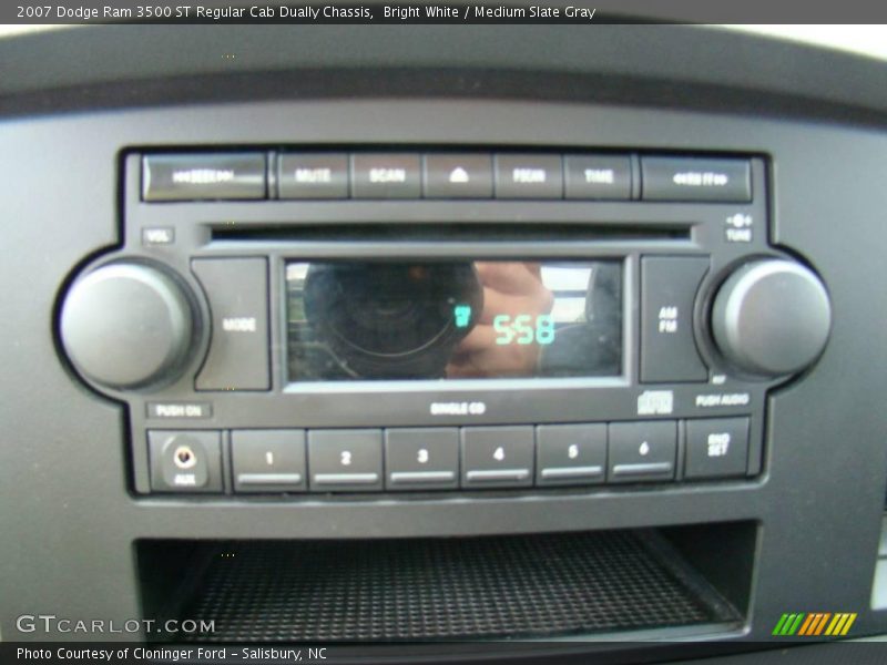 Bright White / Medium Slate Gray 2007 Dodge Ram 3500 ST Regular Cab Dually Chassis