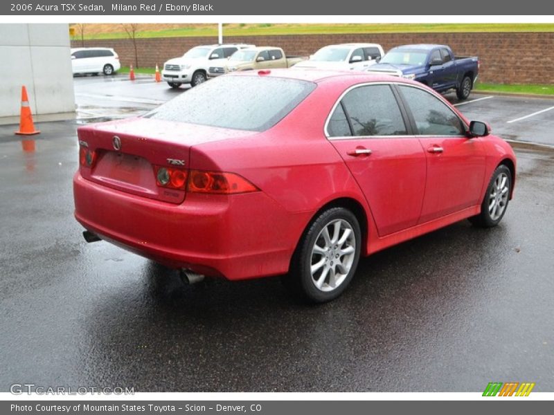 Milano Red / Ebony Black 2006 Acura TSX Sedan