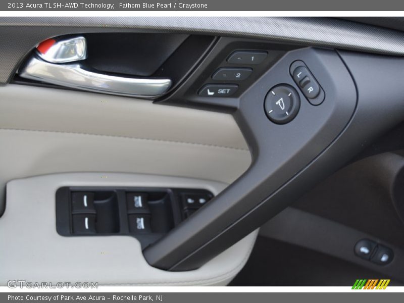 Fathom Blue Pearl / Graystone 2013 Acura TL SH-AWD Technology