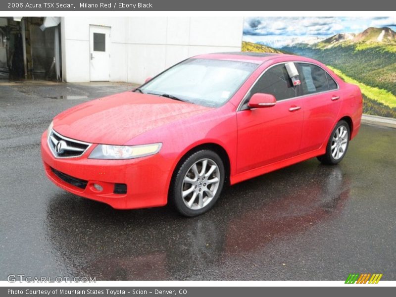 Milano Red / Ebony Black 2006 Acura TSX Sedan