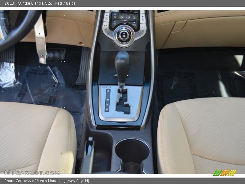 Red / Beige 2013 Hyundai Elantra GLS
