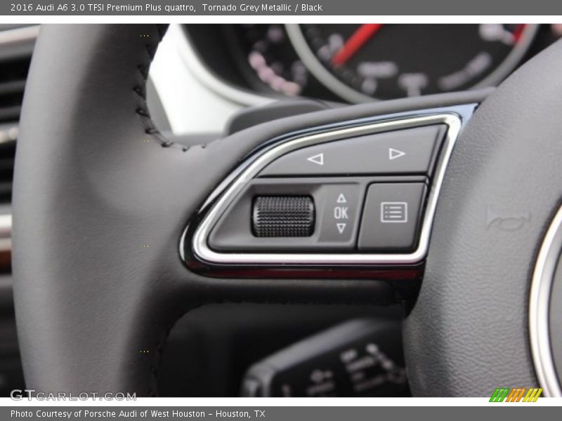 Tornado Grey Metallic / Black 2016 Audi A6 3.0 TFSI Premium Plus quattro
